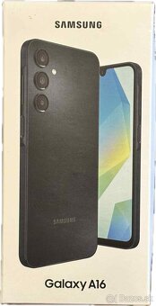 Samsung galaxy A16 čiernej farby zaruka do 2027 september - 2