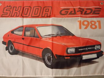 Škoda Garde 1981 dekorácia do  garáže - 2