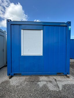Použitý kancelársky kontajner 10' (3 × 2,45 m) v top stave - 2