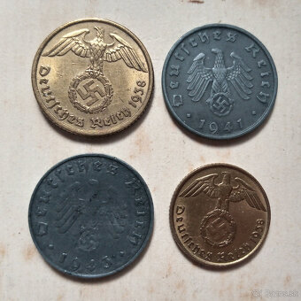 nemecké mince 1938, 1941, 1943 - 2