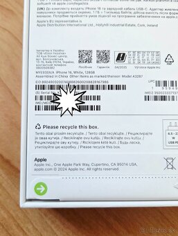 Apple iPhone 16 128GB white - 2