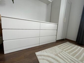 MALM Komoda, 6 zásuviek, biela, 160x78 cm - 2