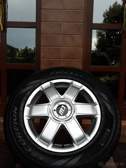 alu R17 6x114,3 Nissan Navara, Pathfinder, pneu 255/60 - 2