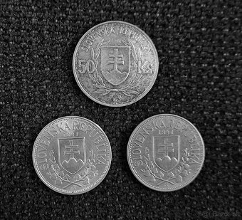 Strieborné mince - Slovenský štát - 2