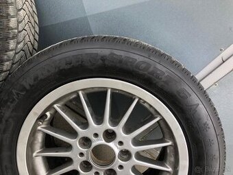 BMW e39 zimna sada 225/55 R16 pneu na elektronoch - 2