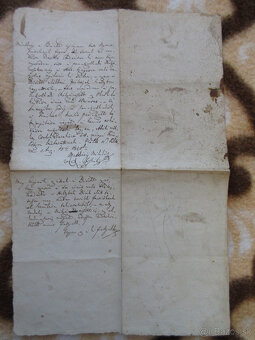 Listina Jelšava r. 1820 - 2