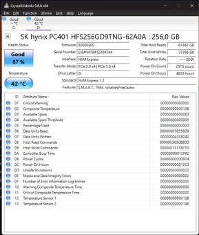 SK hynix 256GB NVMe M.2 SSD (HP OEM) - 2