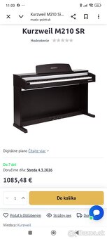 Digitálne piano - 2