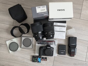 Canon EOS R + 2x Sigma ART obj. + Blesk + Prísl. - 2