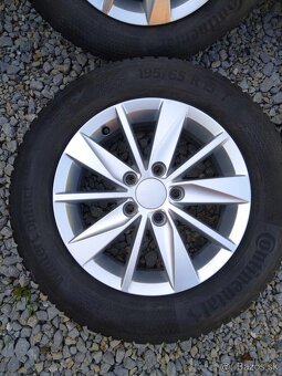 Alu 5 x 112 15 VW,Škoda,Seat + letné pneu. - 2