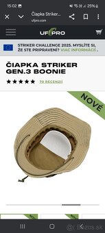 Uf Pro striker boonie 3.0 klobúk takticky - 2