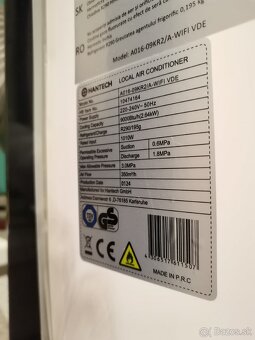 Mobilná klimatizácia Hantech Záruka 9000Btu - 2
