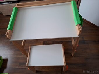 Rastúci stôl+ stolička Ikea - 2