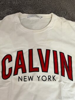 Calvin Klein štýlové pánske tričko - veľ. M - LACNO - 2