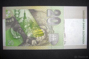 predam 20 sk korun Slovenskych 1993 1997 1999 2000 2001 2004 - 2