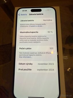 iPhone 15 Pro Max, Pacific Blue, 256GB - 2