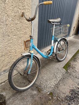 Retro skladací bicykel - 2