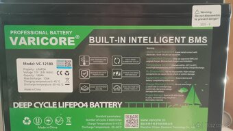 LiFePo4 Batéria LiitoKala, Varicore+ - 2