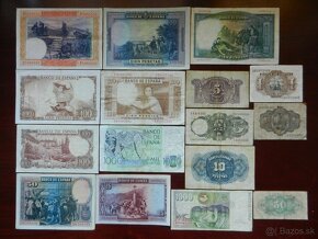 Bankovky staré Španielsko, Srbsko a iné - 2