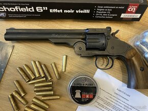 Vzduchový revolver ASG Schofield diabolo - 2