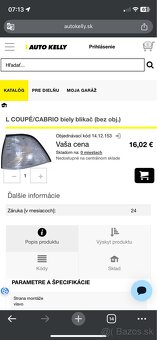 BMW e36 ľavá smerovka - 2