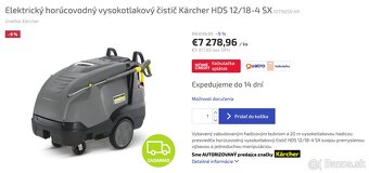 Horúcovodný vysokotlakový čistič Kärcher HDS 12/18-4SX - 2