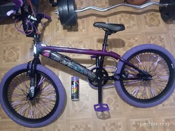 Bmx 20 nový krásný Fialový 360 rotor - 2