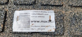 Gumová dlažba zelená - 2