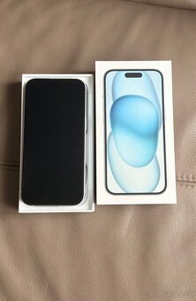 Predám iPhone 15 128 GB Blue – veľmi dobrý stav - 2