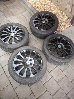 Predam orig alu skoda 5x100-16s pneu zimne 215/45r16 - 2