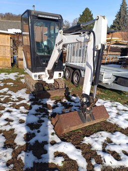 Predám minibager + Vozík ako nový - 2