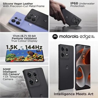 Predám nový telefón Motorola Edge 50 Pro 12+12/512GB - 2