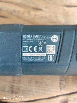 Bosch uhlová brúska 750 - 2