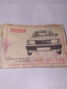 Škoda 120 návod na obsluhu 1985 - 2