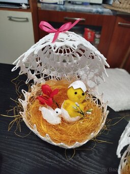 Háčkované ozdoby na Veľkú noc - 2