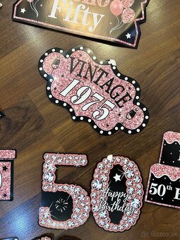 Ozdoby na oslavu 50 pre ženu - 2