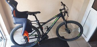 Horsky bicykel+ detska sedačka - 2