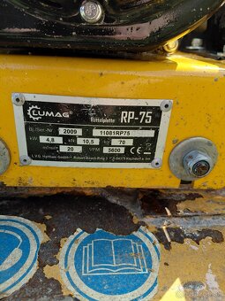 Predam vibracnu dosku Lumag RP 75 - 2
