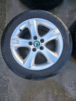 Originál disky Škoda Fabia 195/55 R15 - 2