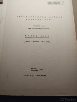 Tatra 603-katalog ND 1970 - 2