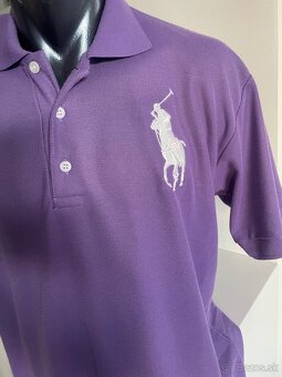 Ralph Lauren pánska fialková polokošela - 2