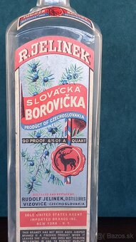 Stará fľaša Slovácka Borovička - 2