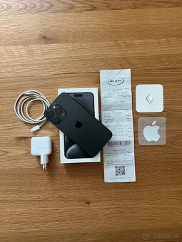 iPhone 15 PRO MAX 256GB BLACK TITANIUM V ZÁRUKE - 2