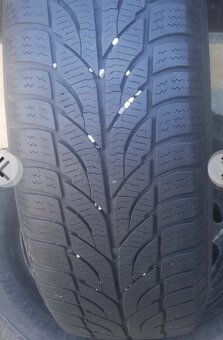 Plechové disky 5x100 R15, Zimné Barum 195/65 R15 - 2