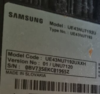 Samsung UE43NU7192U - 2