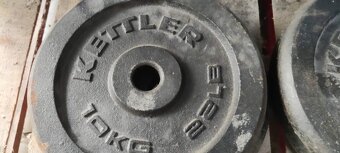 liatinové závažie KETTLER 10 kg + 2,5 kg - 2