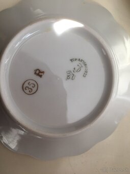 Pozlátené mištičky  Porcelán Lesov - 2