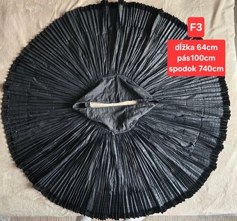 Stary kroj FARBIARSKE SUKNE indigo - 2