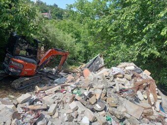 Minibager vykopove zemne prace kontajner kladivo - 2