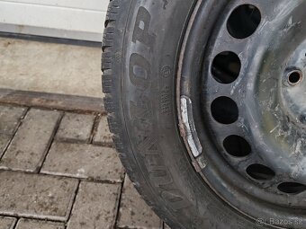 Prodám disky i s pneu 215/55/17 zimní - 2